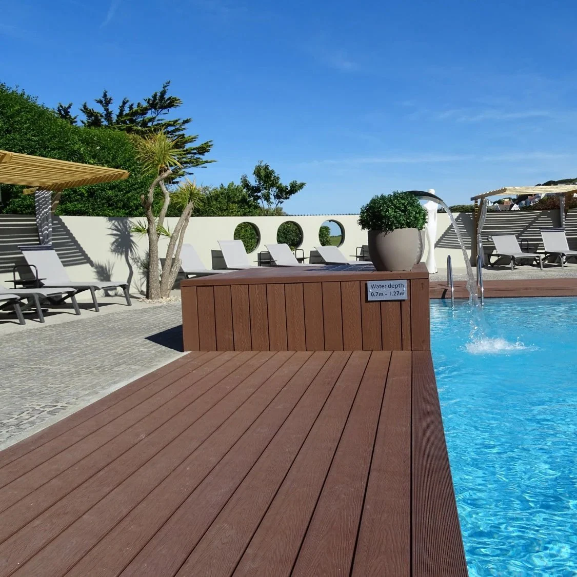 Triton Composite Decking Board – Brown | Affordable Uncapped WPC Deckin - Image 4