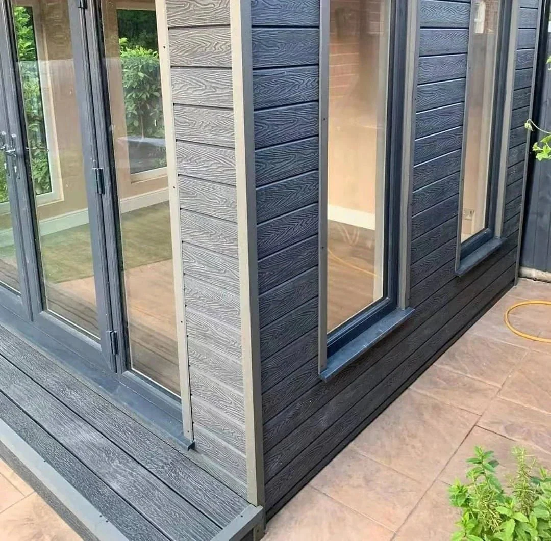 Triton Grey  - Composite Shiplap Cladding - Board Width: 174mm (150mm coverage) x 3.6m - Image 2