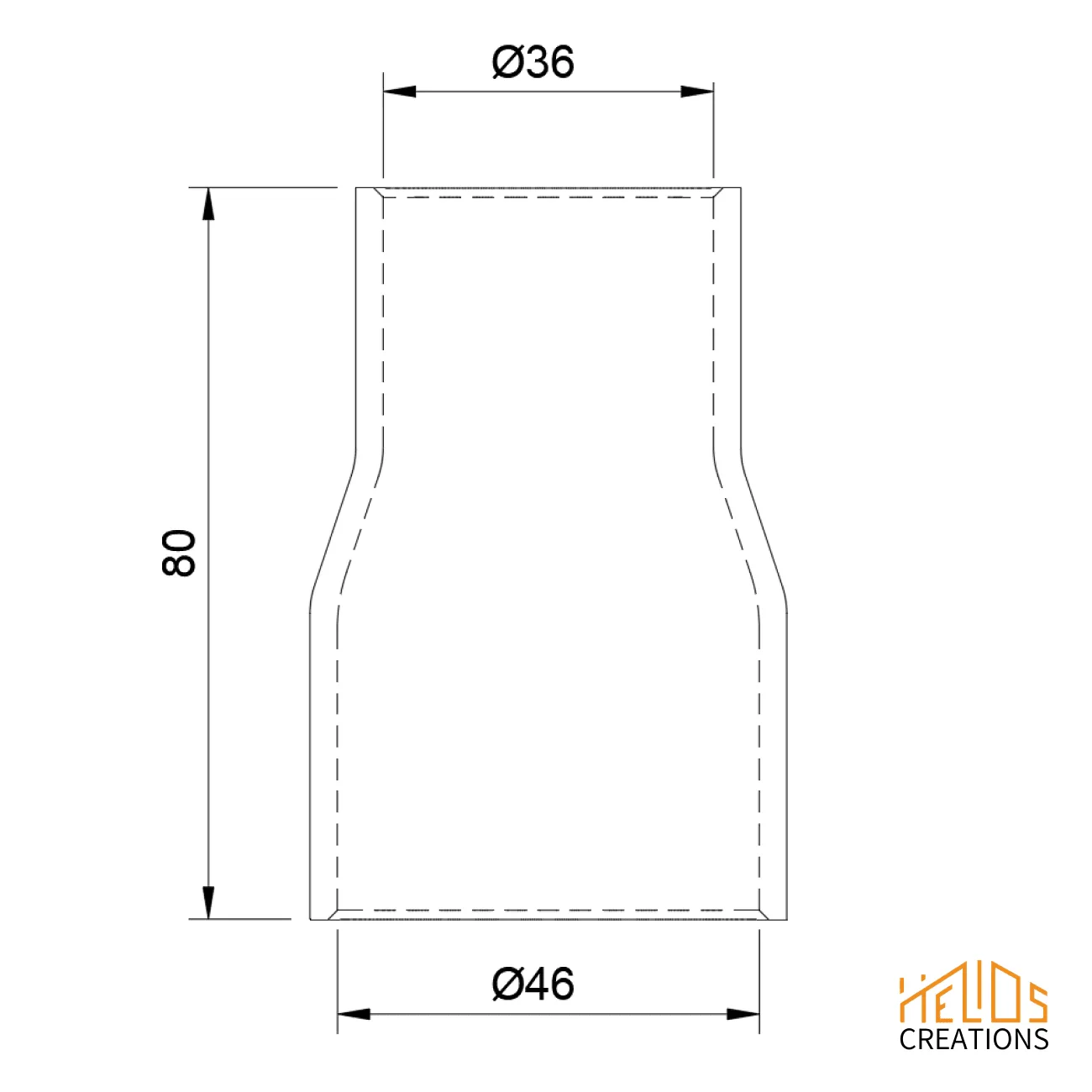 Vacuum Hose Adapter Compatible with DeWalt Planer D26500 / D26501 - Image 3