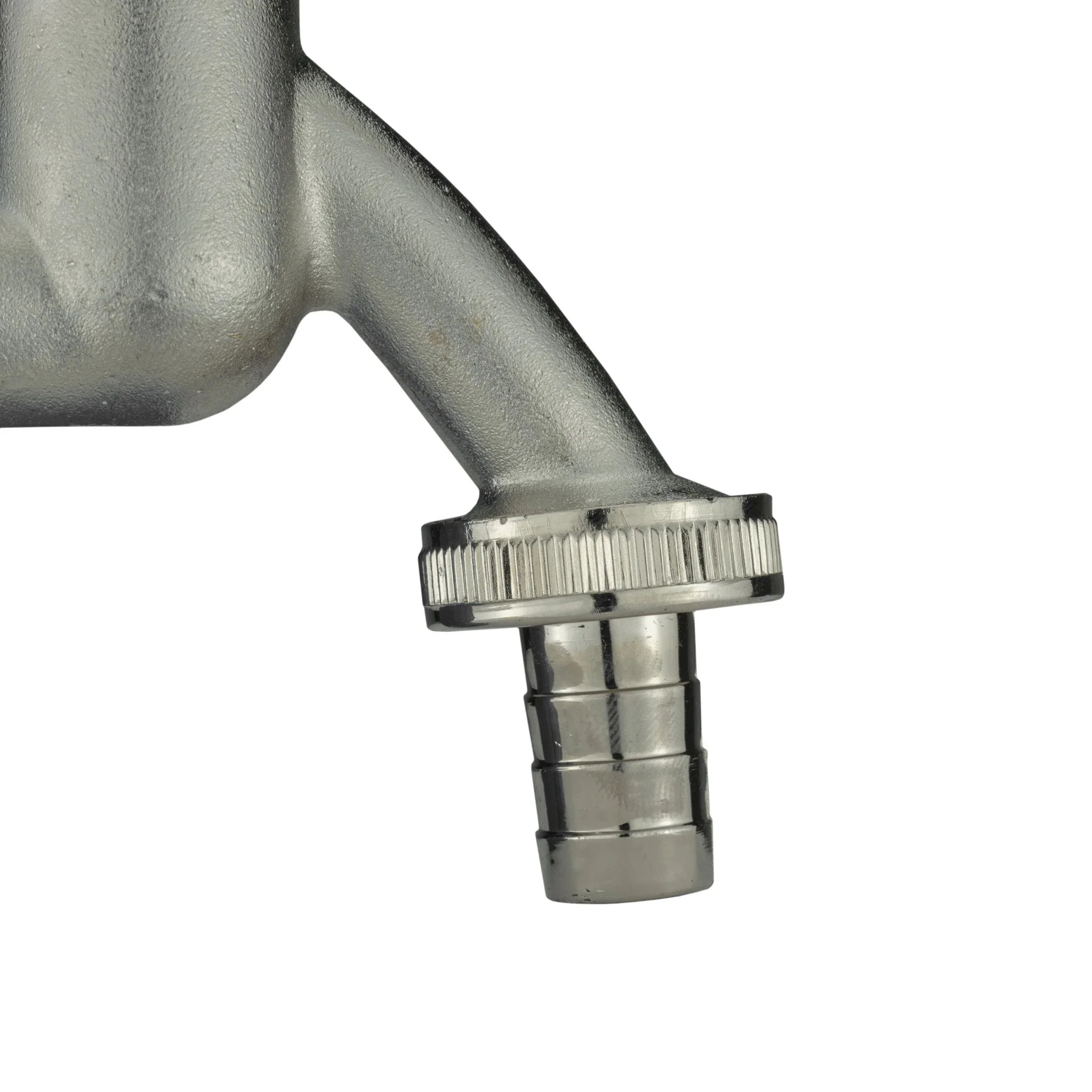 Wall Flange Kit 20mm MDPE + Bib Nickle Tap 1/2" Barb - Image 3