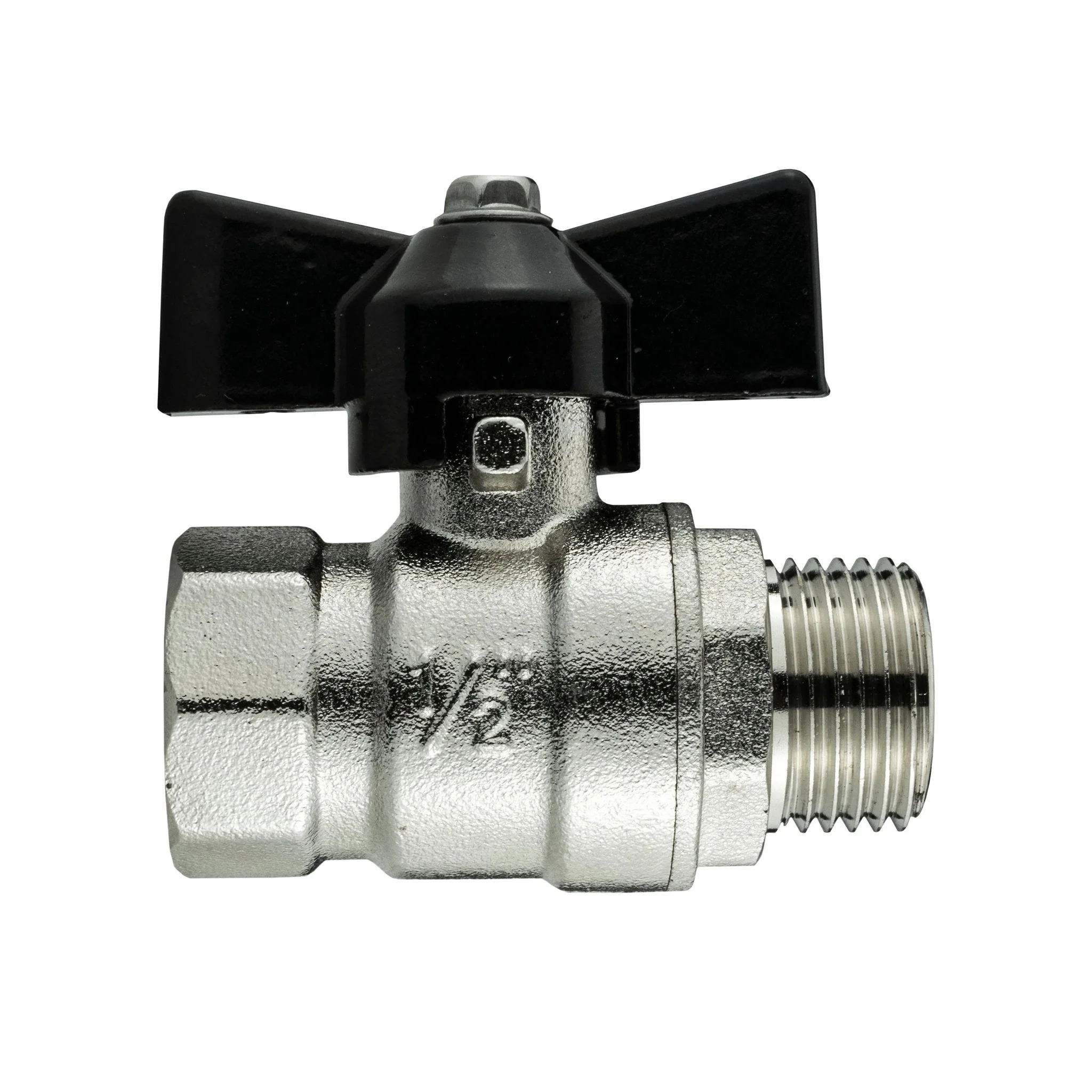 Wall Flange Kit 20mm MDPE - Bib Valve + Brass 13mm Barb - Image 4