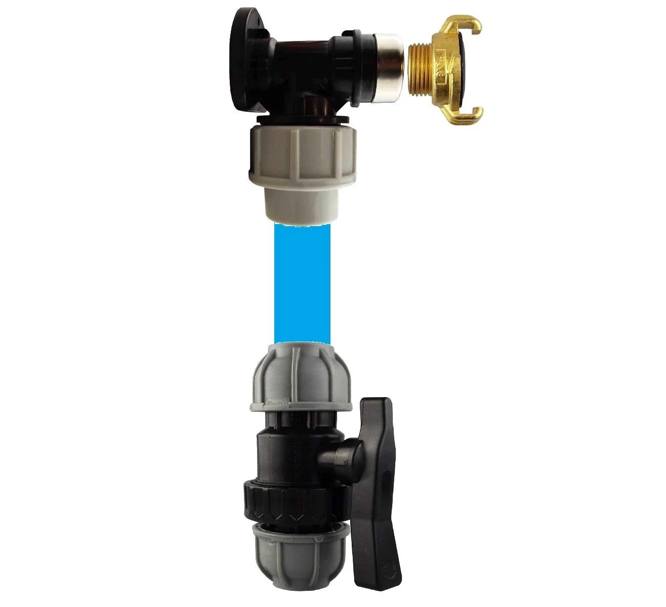 Wall Flange Kit 20mm MDPE - Geka & In Line Valve - Image 10