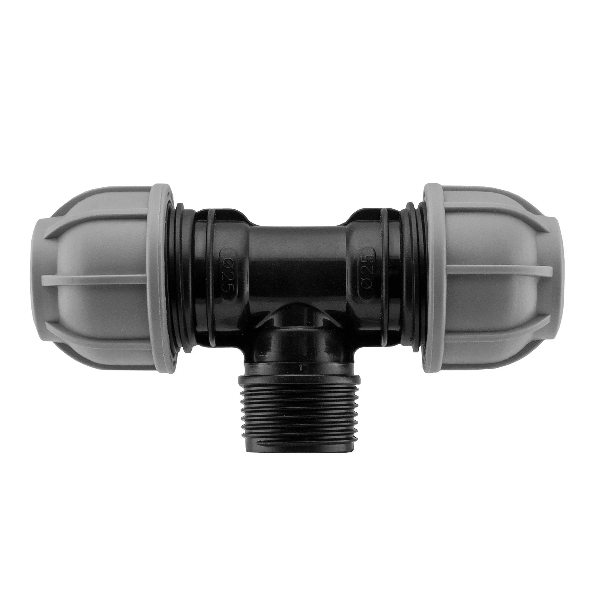 Wall Flange Kit 20mm MDPE - Lever Valve & 25mm MDPE Tee Outlet - Image 4