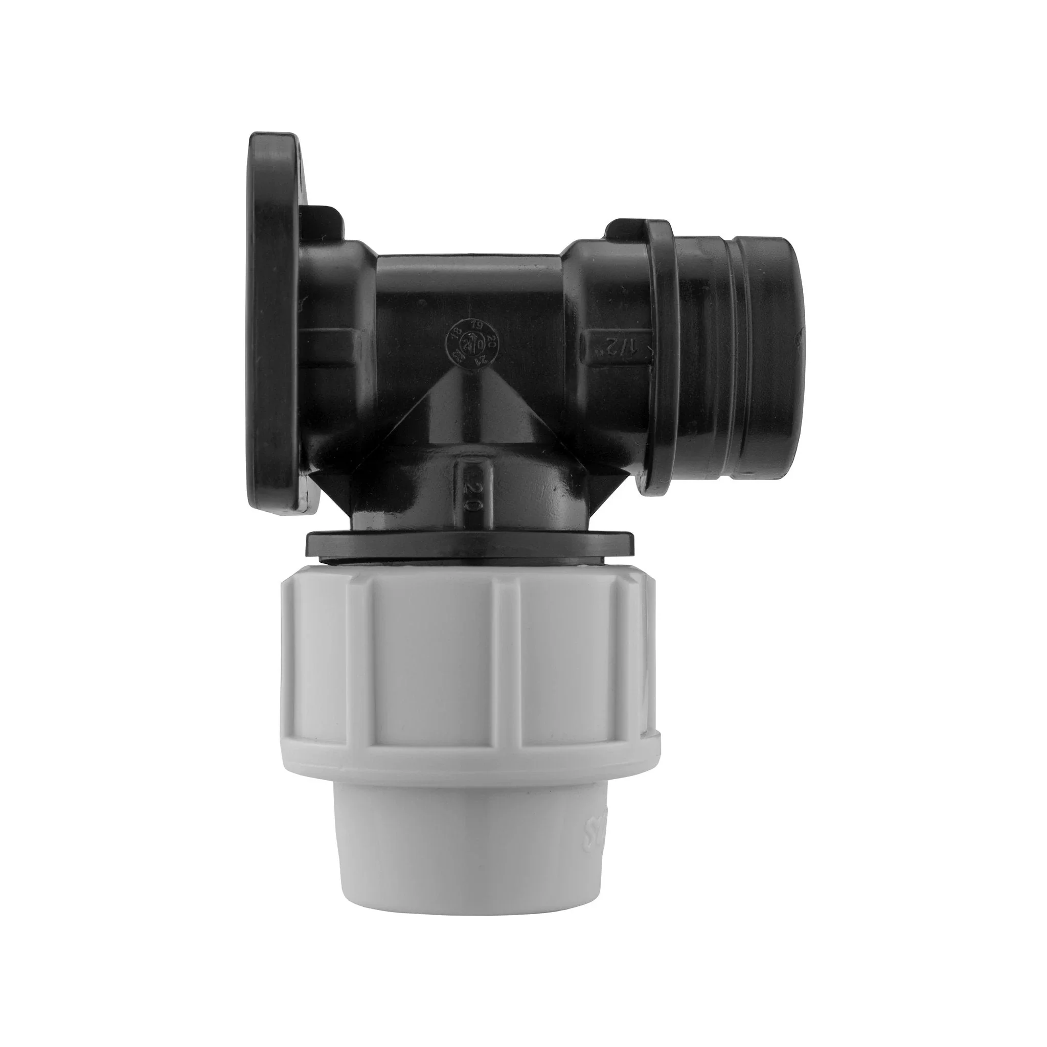 Wall Flange Kit 20mm MDPE - Lever Valve & Snap On - Image 4