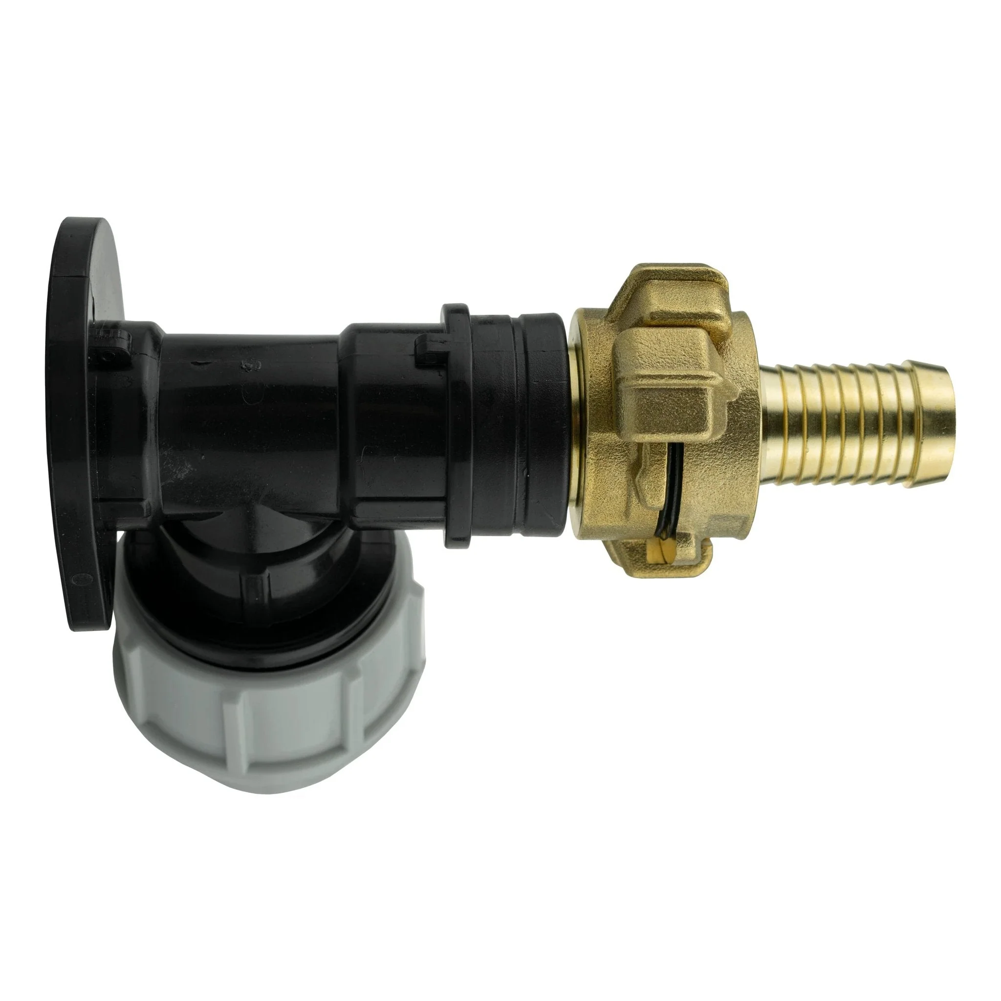 Wall Flange Kit 25mm MDPE + 19mm Barbed Geka Set - Image 2