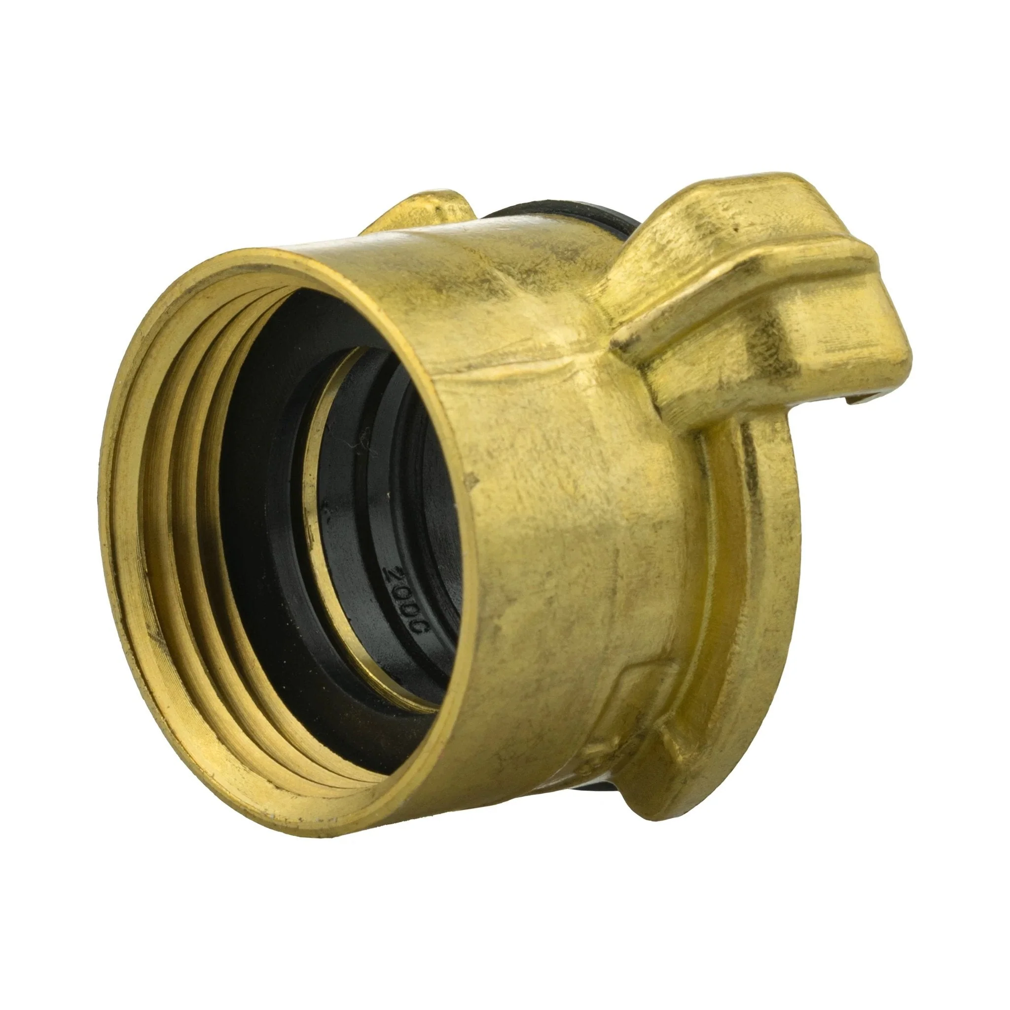 Wall Flange Kit 25mm MDPE + Brass Bib Tap with Geka Claw Outlet - Image 6