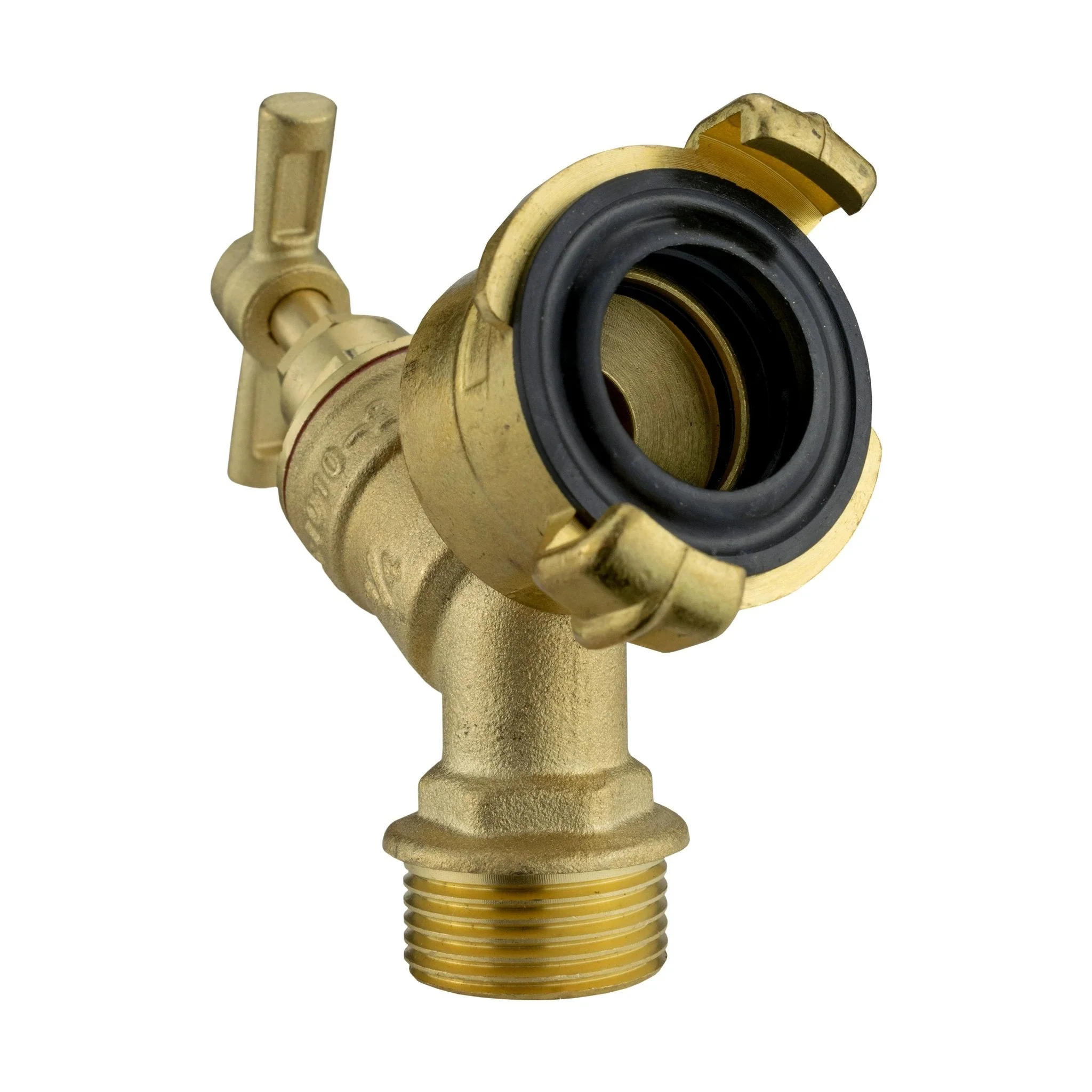 Wall Flange Kit 25mm MDPE + Brass Bib Tap with Geka Claw Outlet - Image 9