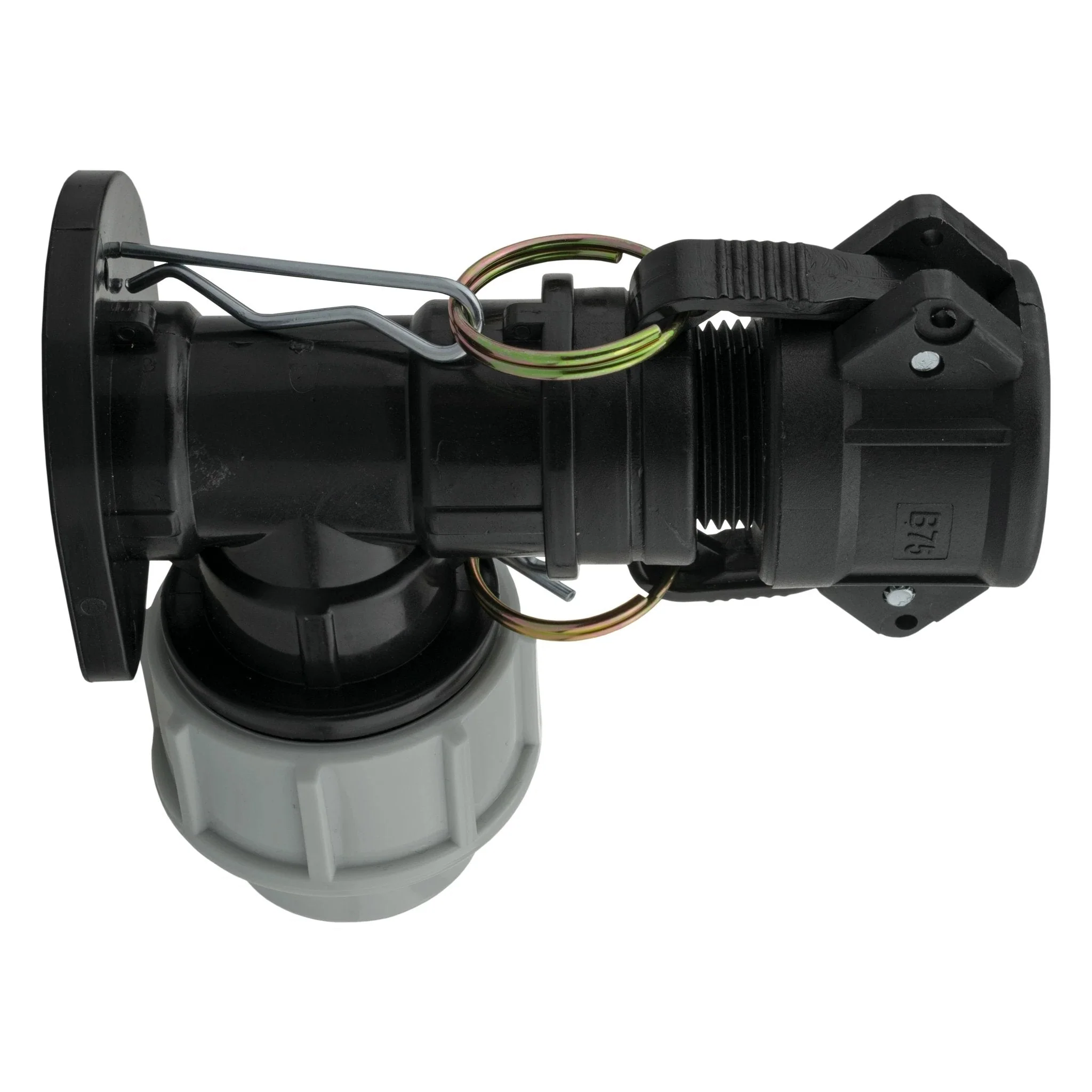 Wall Flange Kit 32mm MDPE + 3/4" Camlock Type B - Image 2