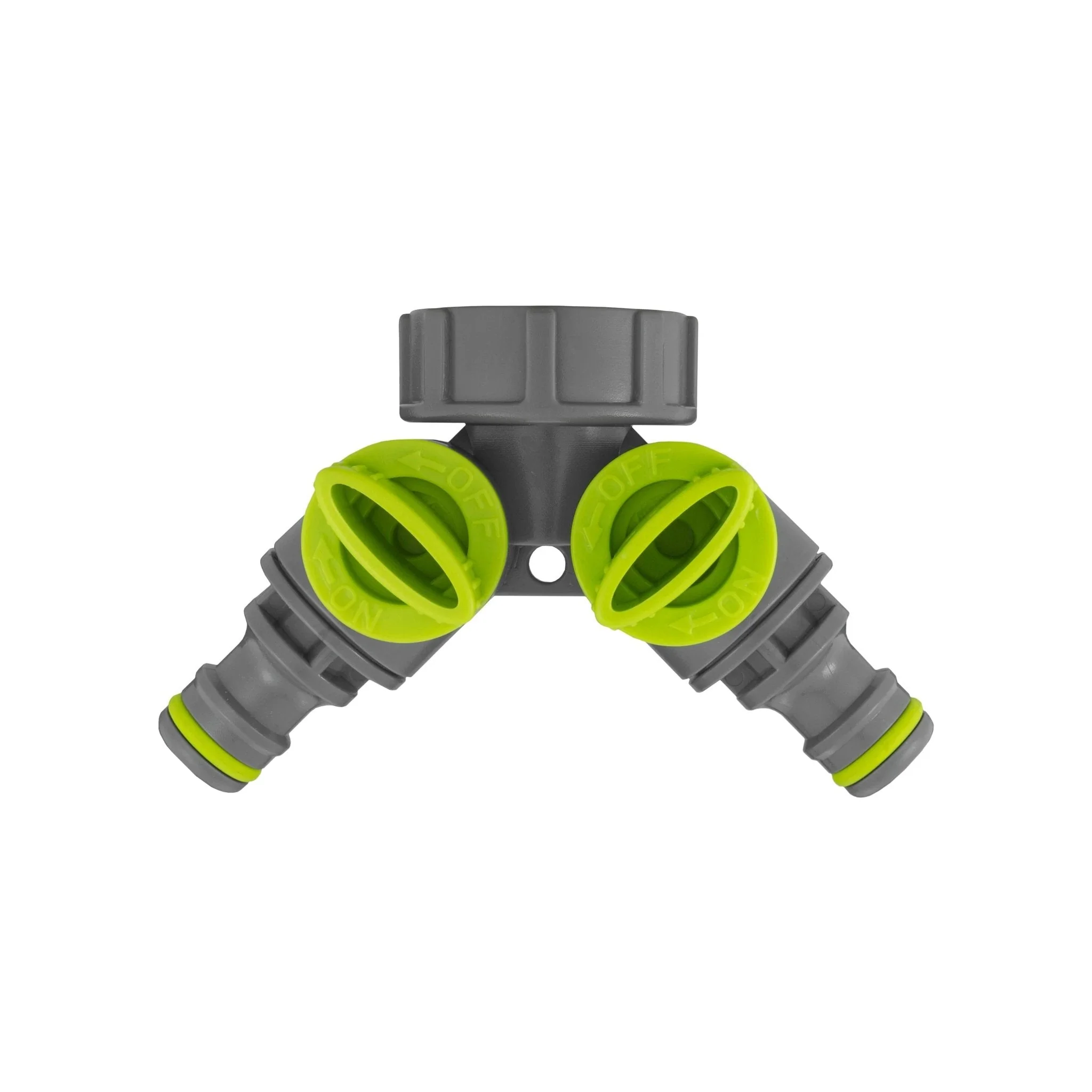 Wall Flange Kit 32mm MDPE + Brass Bib Tap + Lime Two Way Tap Splitter - Image 10