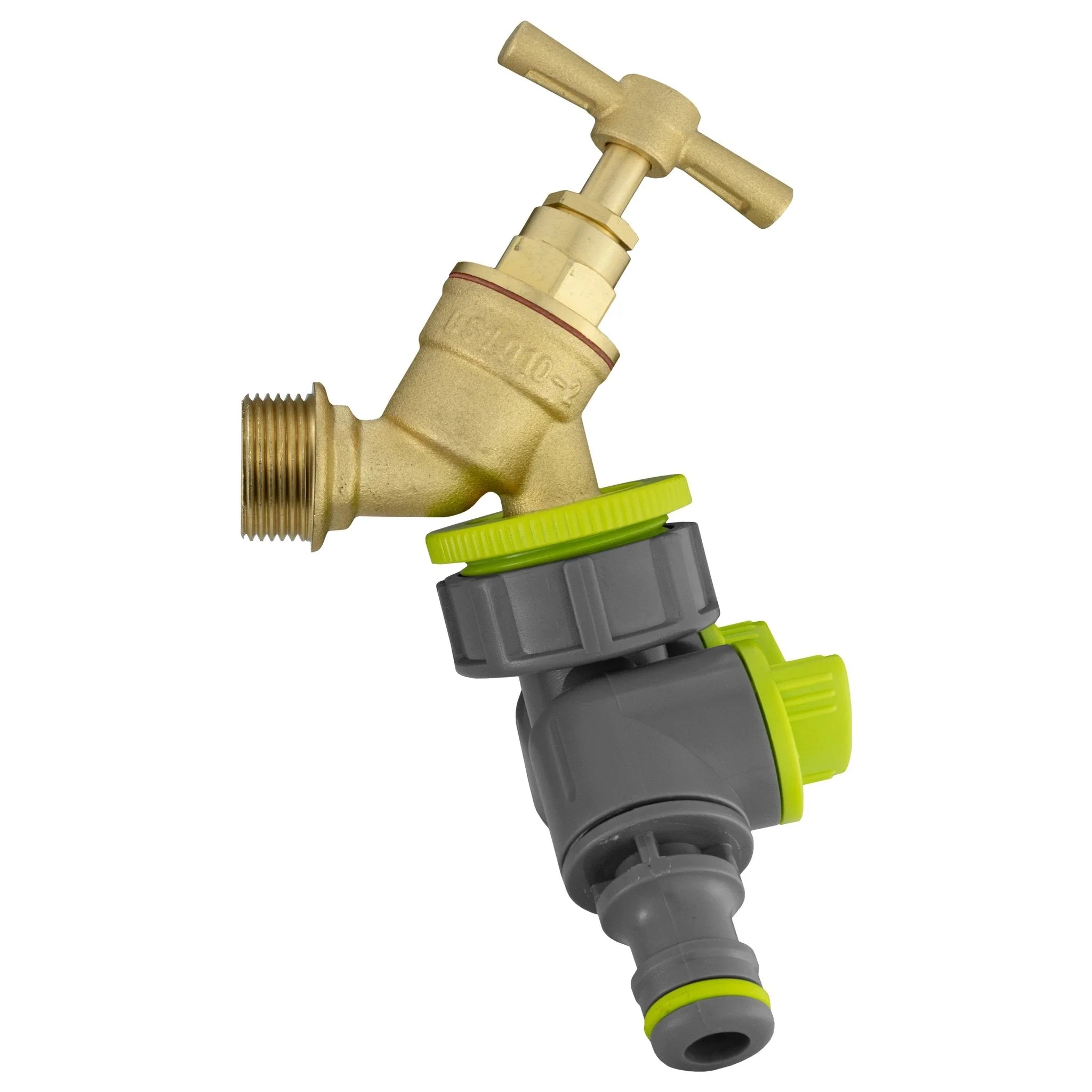 Wall Flange Kit 32mm MDPE + Brass Bib Tap + Two Way Splitter + Connectors - Image 8