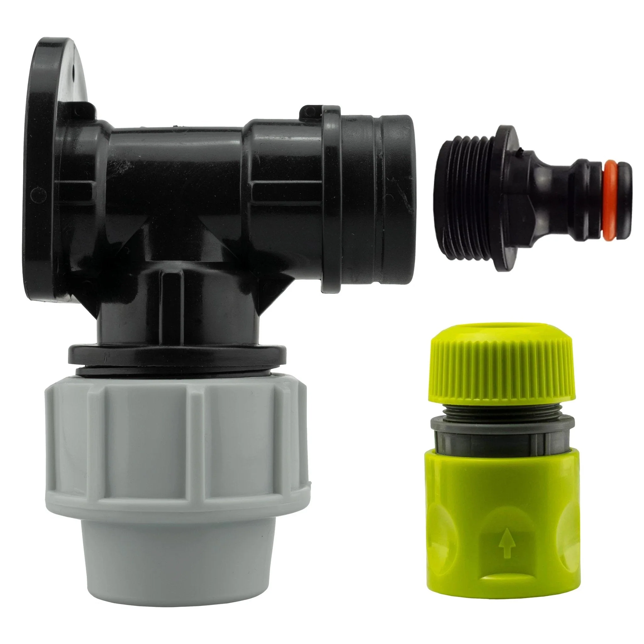 Wall Flange Kit 32mm MDPE + Male Click Lock + Hose Connector - Image 8