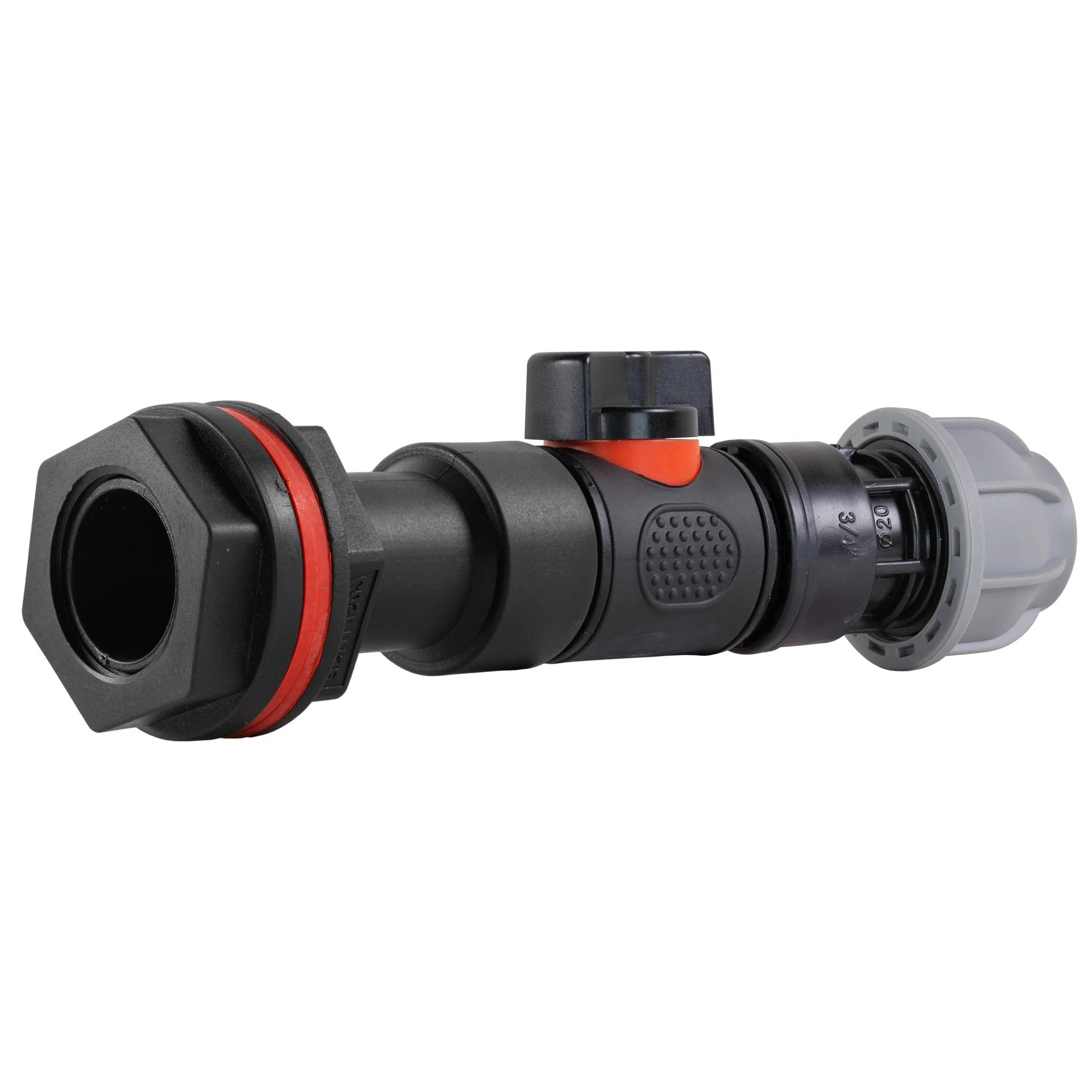 Water Butt Extension Kit 3/4" with In-Line Valve + 20mm MDPE and Drill Bit - Image 6