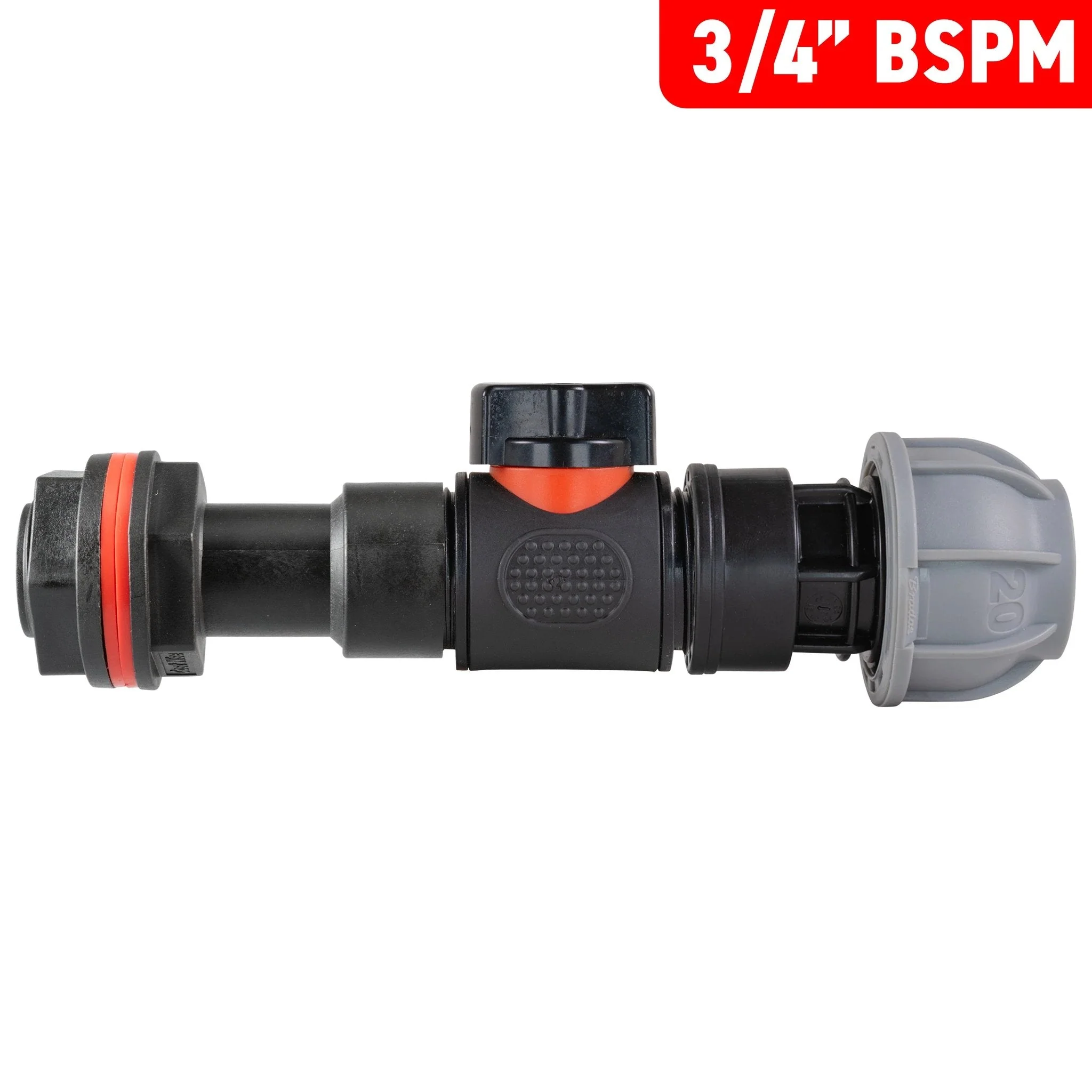 Water Butt Extension Kit 3/4" with In-Line Valve + 20mm MDPE and Drill Bit - Image 7
