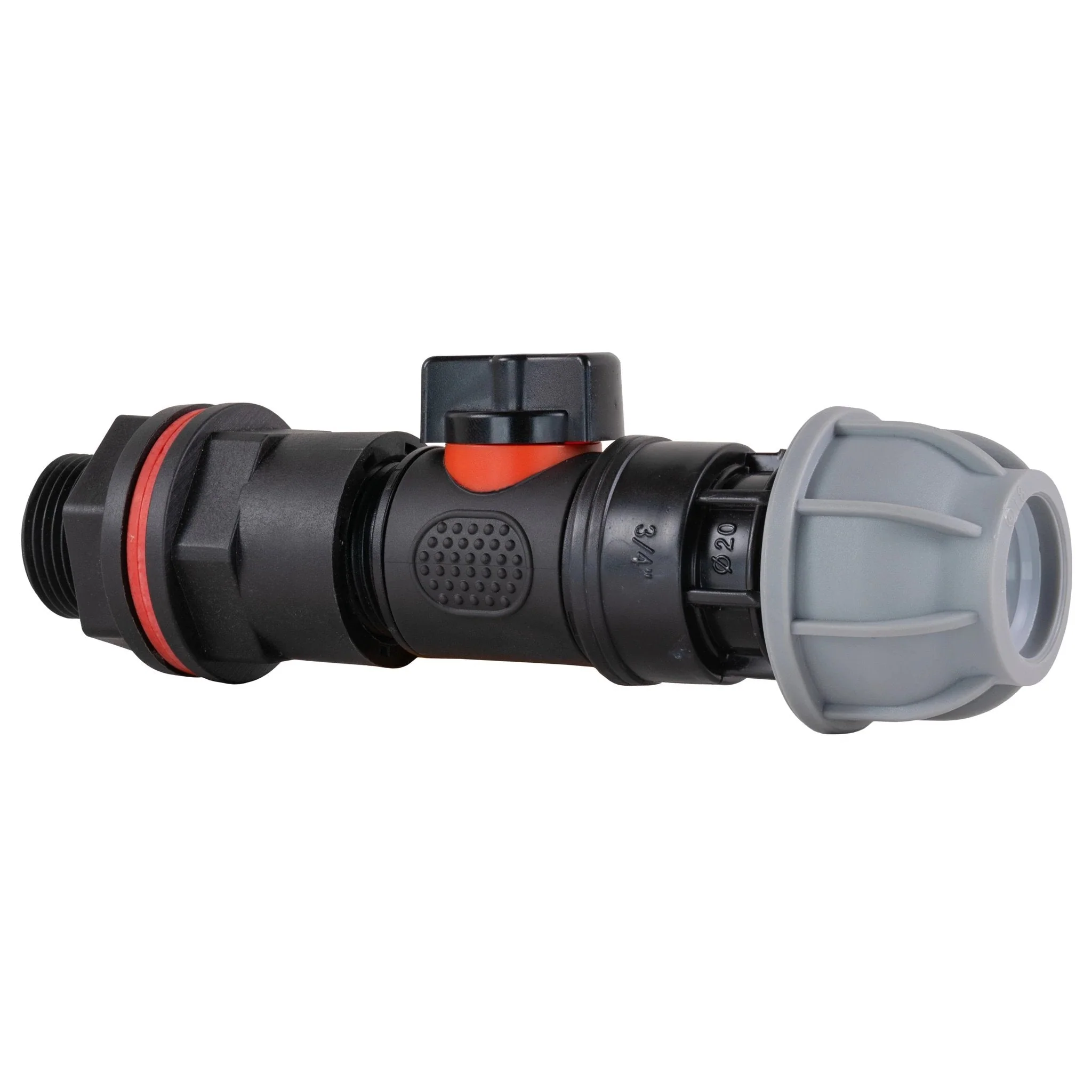 Water Butt Kit 3/4" with In-Line Valve + 25mm MDPE Joiner - Image 2