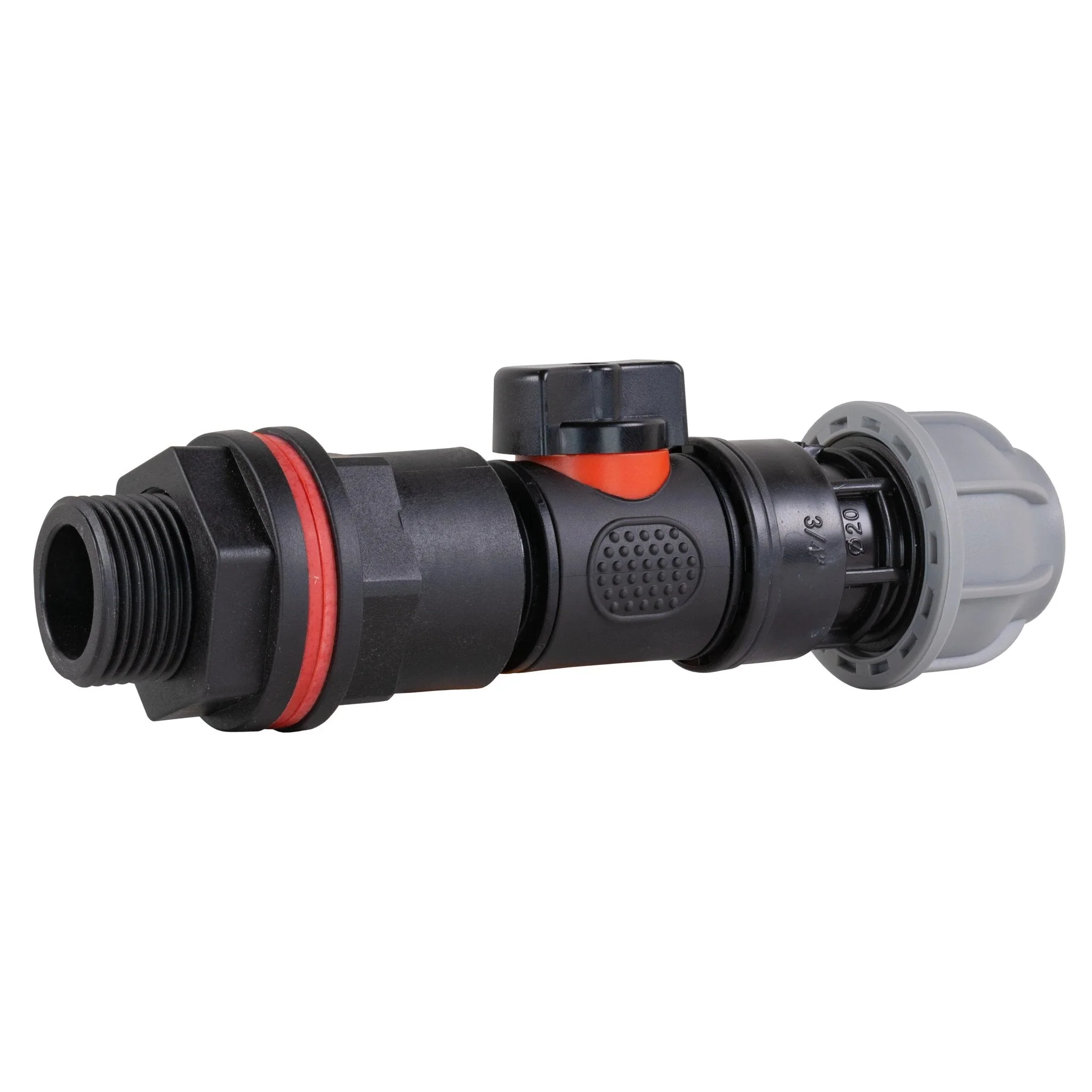 Water Butt Kit 3/4" with In-Line Valve + 25mm MDPE Joiner - Image 3