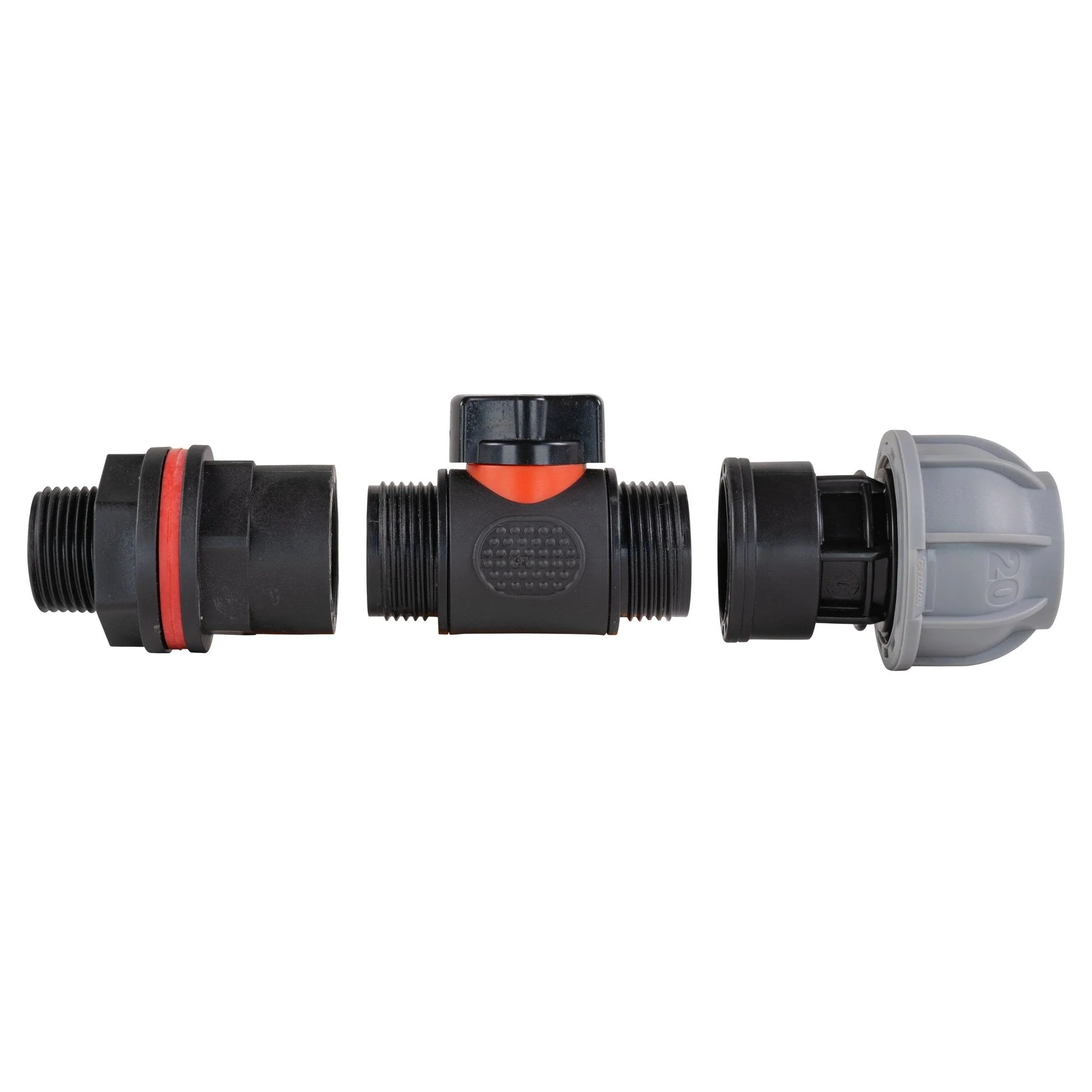 Water Butt Kit 3/4" with In-Line Valve + 25mm MDPE Joiner - Image 4
